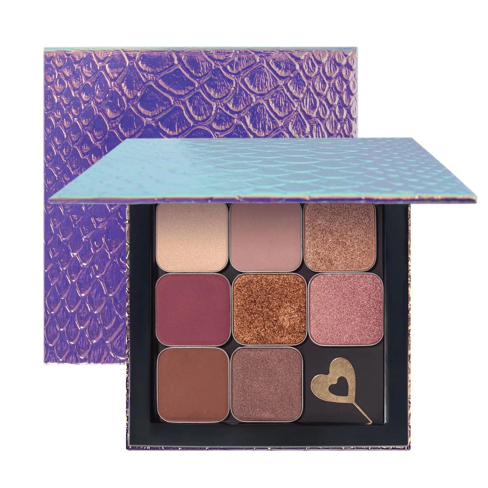 Single Eyeshadow Magnetic Palette 8 Color Soft Angelic Makeup Eyeshadow Powder Small Travel Size Metal Stickers for Lipgloss Blush Face Powder (Palette-A)